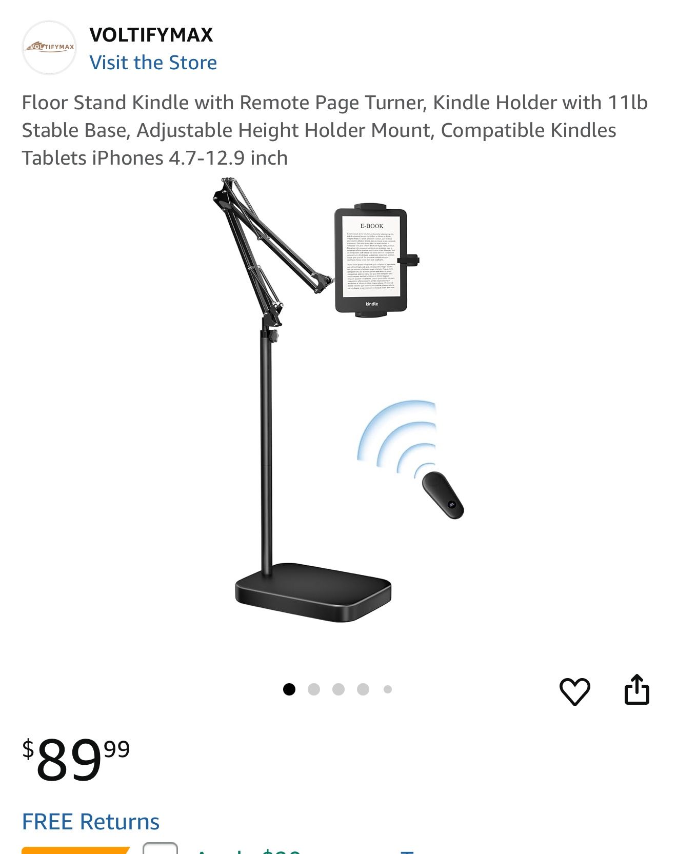 Kindle Or tablet Holder
