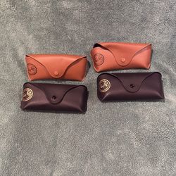 RayBan glass cases, no glasses