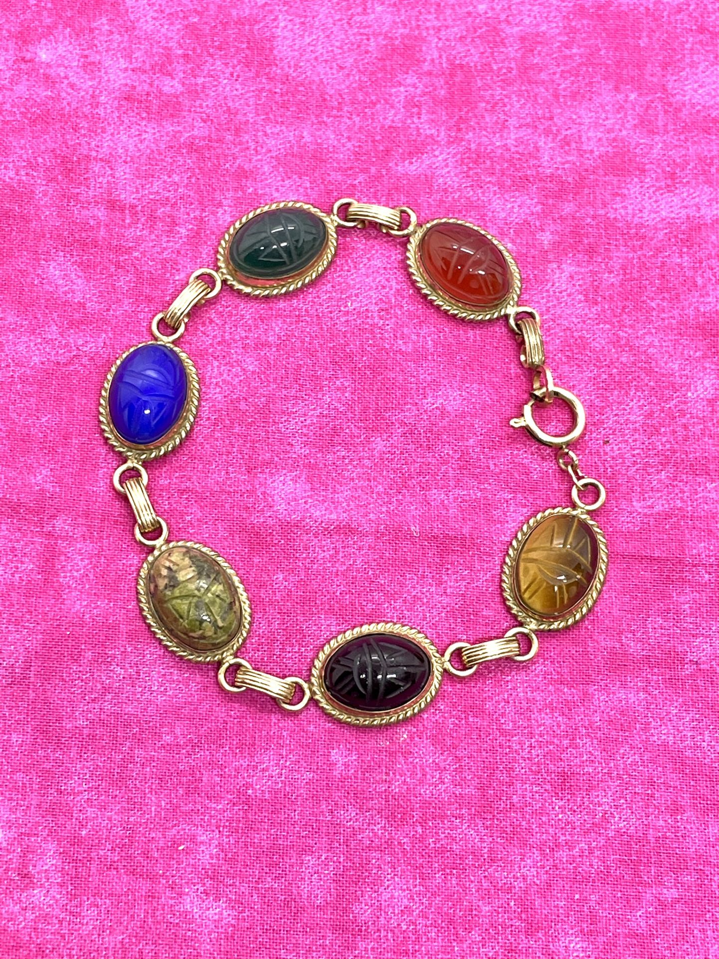 Egyptian Scarab Bracelet