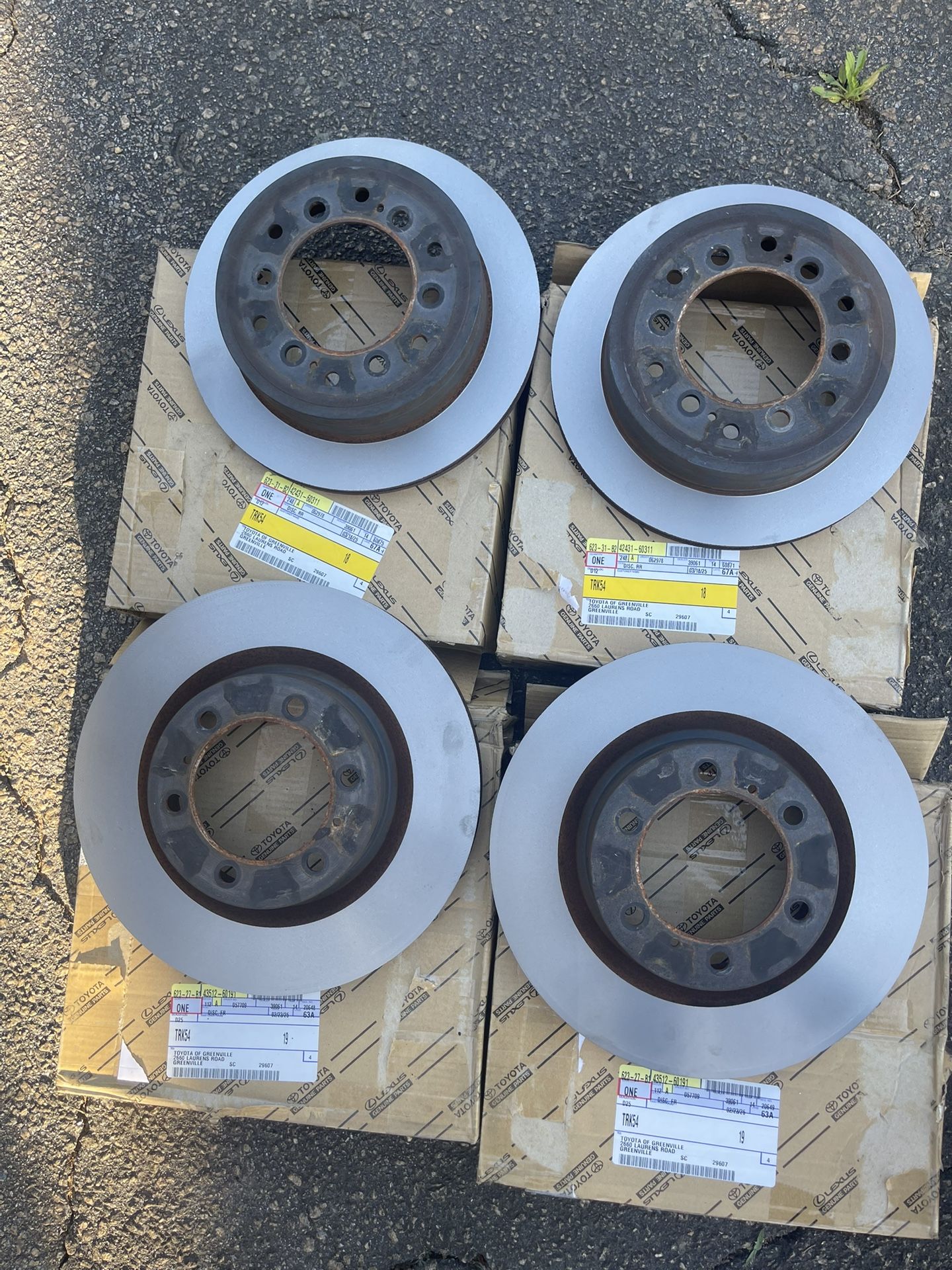 Rotors For Toyota 4 RUNNER