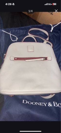 Dooney & Bourke White Leather Crossbody Bag