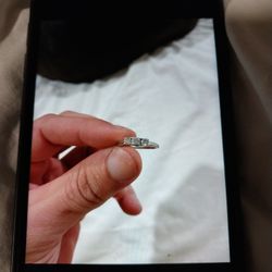 3 Stone Diamond Engagement Ring 