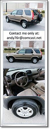 TITLE IN HAND CLEAN&Clear SUV Honda CR-V EX AWD 44k Excellen mechanically and cosmetically.