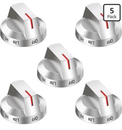 Samsung Gas Stove Knob Replacement,ARange Oven Knobs, 5 Pack