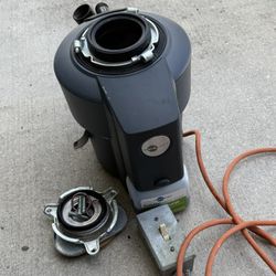 Garbage Disposal Insinkerator 3/4 HP Evolution Septic Assist-2 + Sink top /Wall Switch