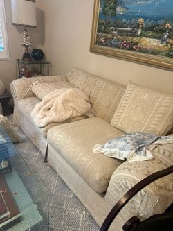 Beautiful sofa and matching chair for sell (only $60 for both)
