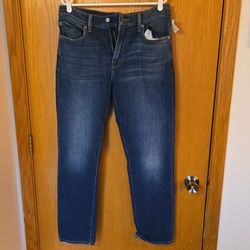 Lucky Brand Athletic Slim Straight Blue Denim Jeans Medium Wash 5-Pocket Men