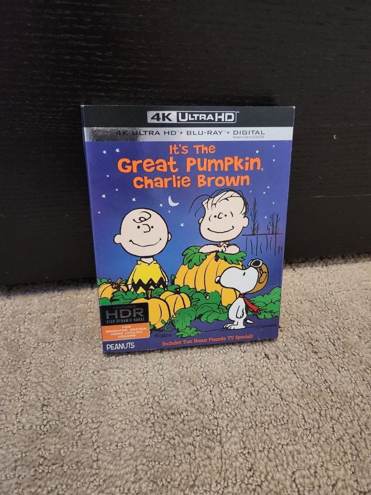 Charlie Brown Great Pumpkin 4k Unopened