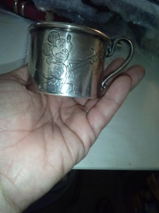 Disney Silver Mickey Mouse Cup
