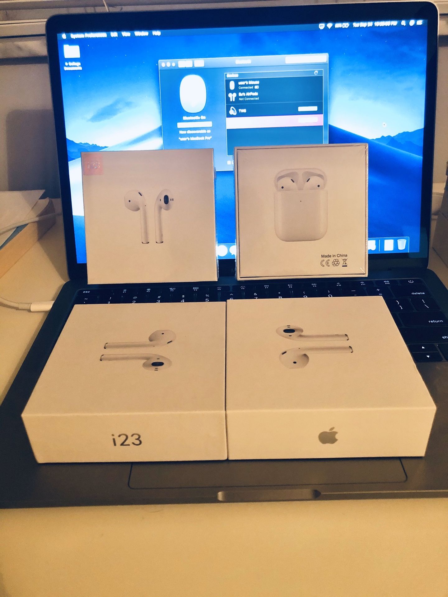 I23 Tws EarPods touch control and pop up *the same airpods system