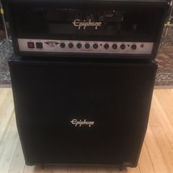 Epiphone So-Cal 50 Tube Amp Head + 412 Cabinet Stack