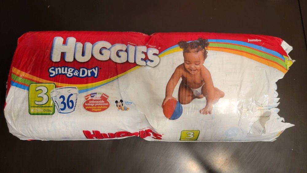 Size 3 Huggies Diapers