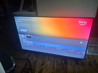 58 in LCD insignia smart tv with remote