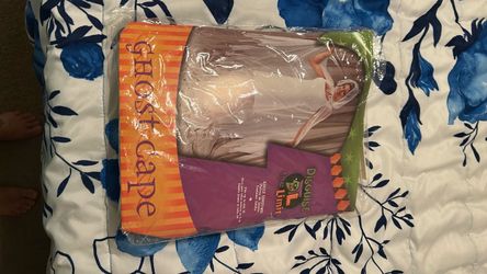 Adult white sheer cape