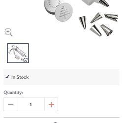 Kuhn Rikon cookie press and decorating set! New unopened great for xmas!