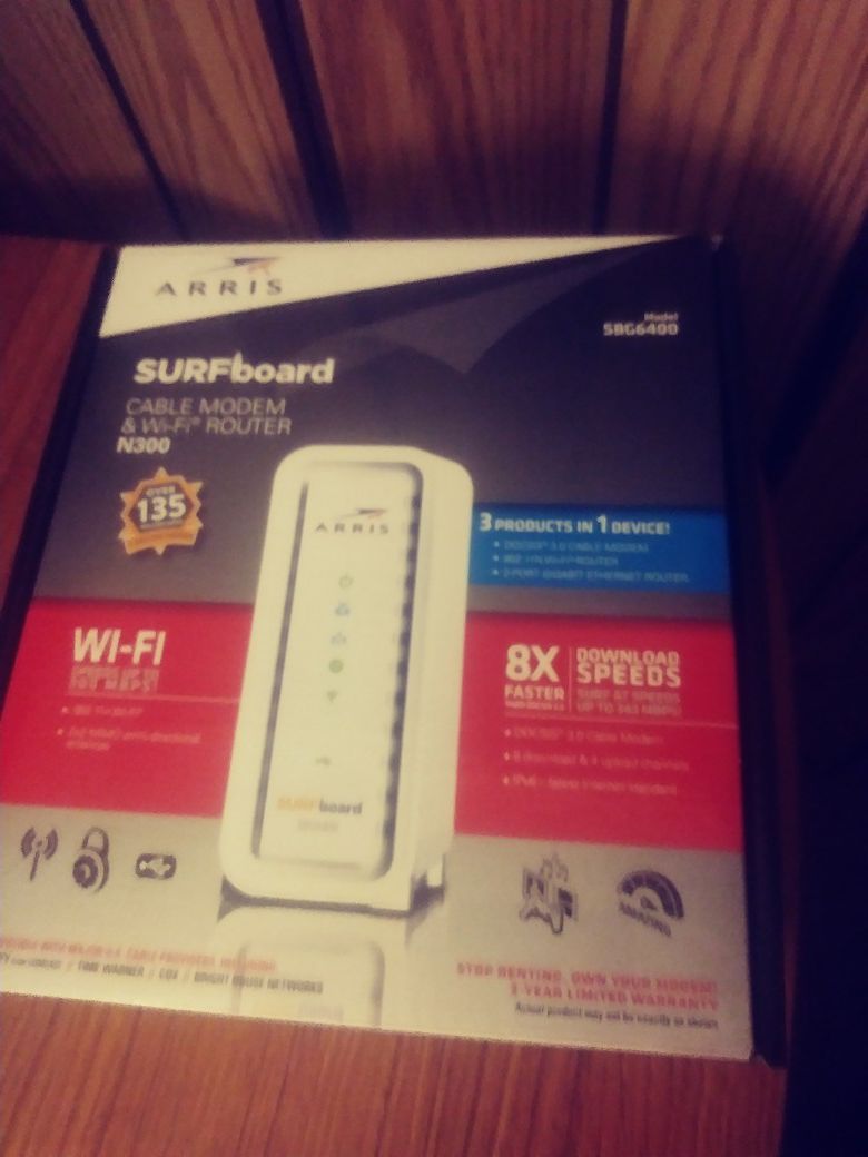 surfboard router/modem combo