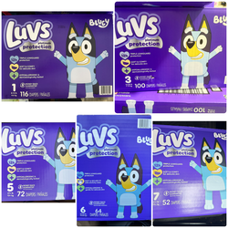 Luvs diapers size 1/3/5/6/7