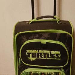 NINJA TURTLE 2 WHEEL CARRY ON SUITCASE