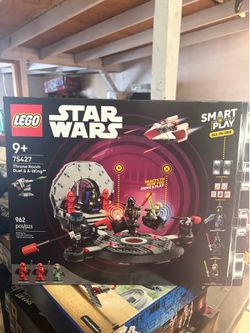 Lego Star Wars throne room duel & A-wing