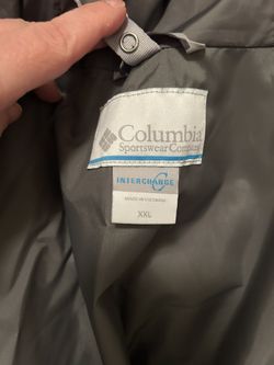 Xxl Columbia Interchangeable Gray Coat And Inner Coat