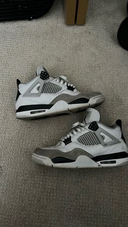 military black jordan 4 size 11