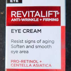 L'Oreal Paris Revitalift Anti Wrinkle Firming Eye Cream, 0.5 oz
