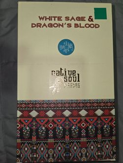 Native Soul White Sage & Dragon's Blood Incense Sticks Display of 12 Packets