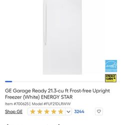 GE Frost Free Upright Freezer