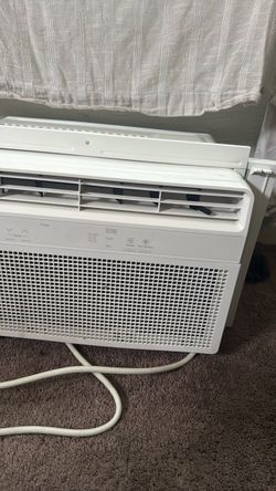 White Window Air Conditioner Unit