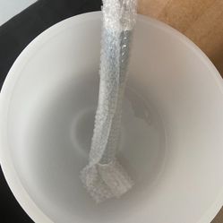Crystals singing bowl ,  Note B,  note A 