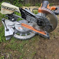 12 inch miter saw sliding dual bevel 