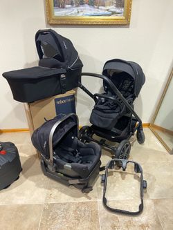 Nuna Mixx Stroller With Car Seat And Bassinet