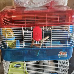 Two Hamster Cages And More