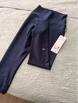 Navy alo leggings size small