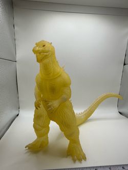 Godzilla 2004 Final Wars Translucent Yellow 8.5” Kaiju Figure