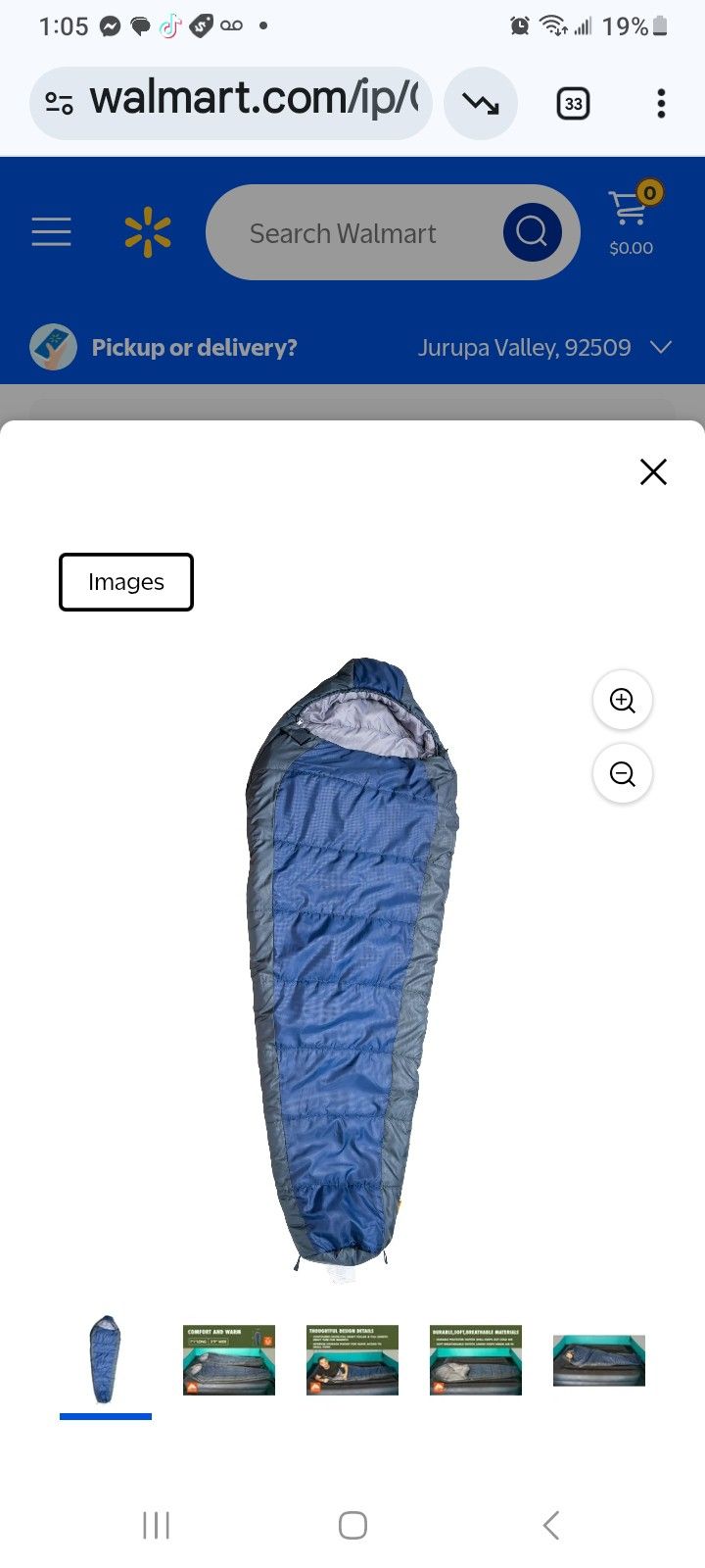 BRAND NEW 30° MUMMY BAG