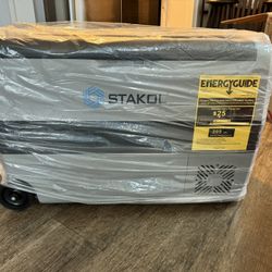 STAKOL 53 Quarts Portable Electric Car Cooler Refrigerator/Freezer