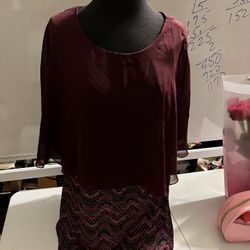 16W Purple Dress