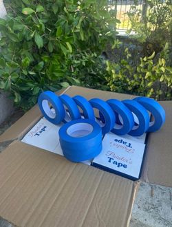 1 Inch Blue painters tape, cinta adhesiva azul