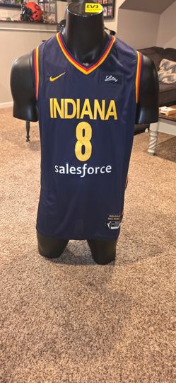 Indiana Fever Sophie Cunningham #8 Rebel Edition Blue Jersey Size small,med,large,xl