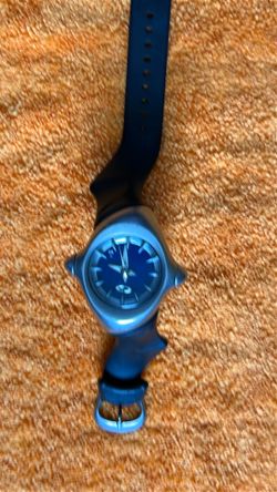 Vintage Oakley Crush 1.0 Watch - Blue Dial (Y2K Archive)