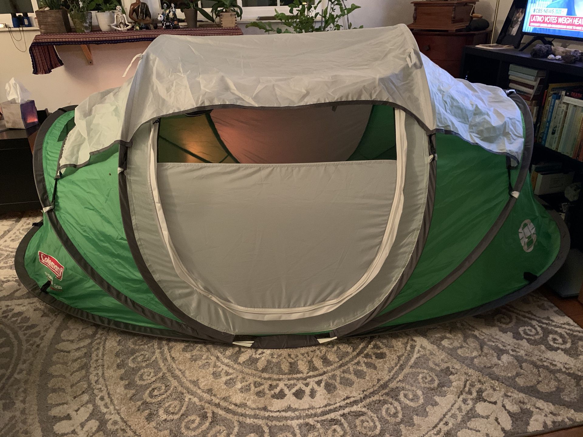 Coleman 2-person pop-up tent