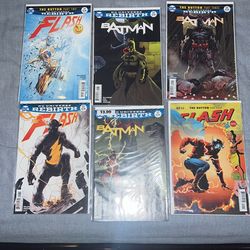 REBIRTH BATMAN-FLASH THE BUTTON STORY COMICS LOT