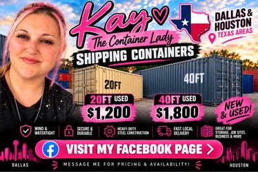 20ft & 40ft Shipping Containers - Pay After Delivery!