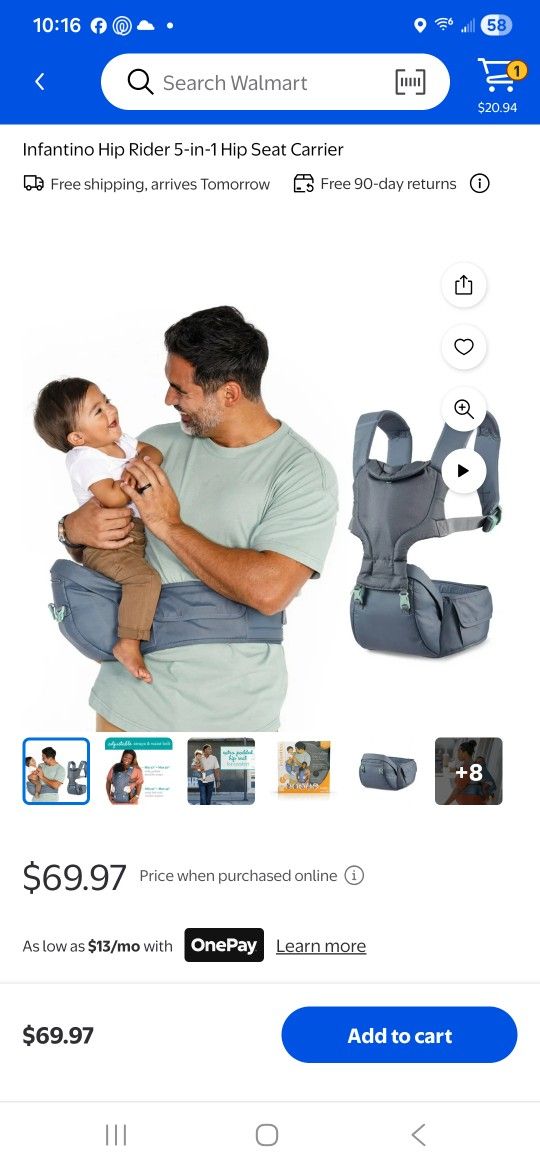 Infantino Baby Carrier