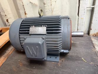 New WorldWide Electric 10 HP Electric Motor, 3-Phase, 1800 RPM, 215TC
