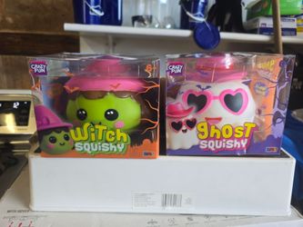 Witch and ghost squishy