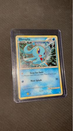 Pokemon Cards HeartGold & SoulSilver Manaphy Holo Rare