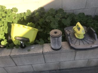 Ryobi  Is New It Just Got Fade Because The Rain And Sun Works Good