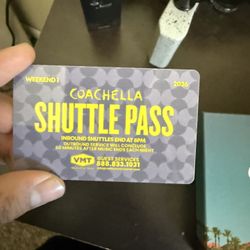 Coachell Weekend 1 Shuttle Pass